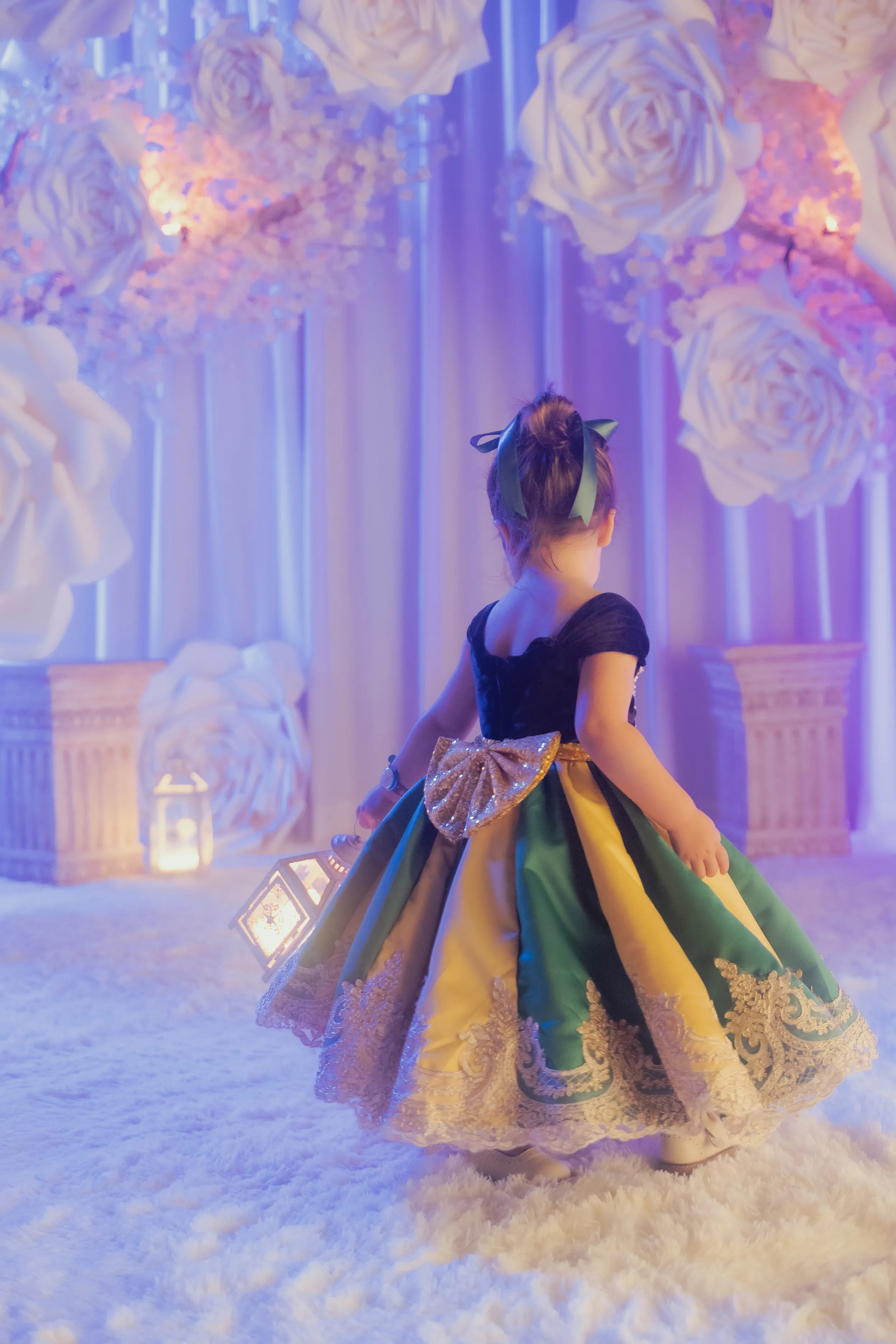 Anna Green & Gold Coronation Gown