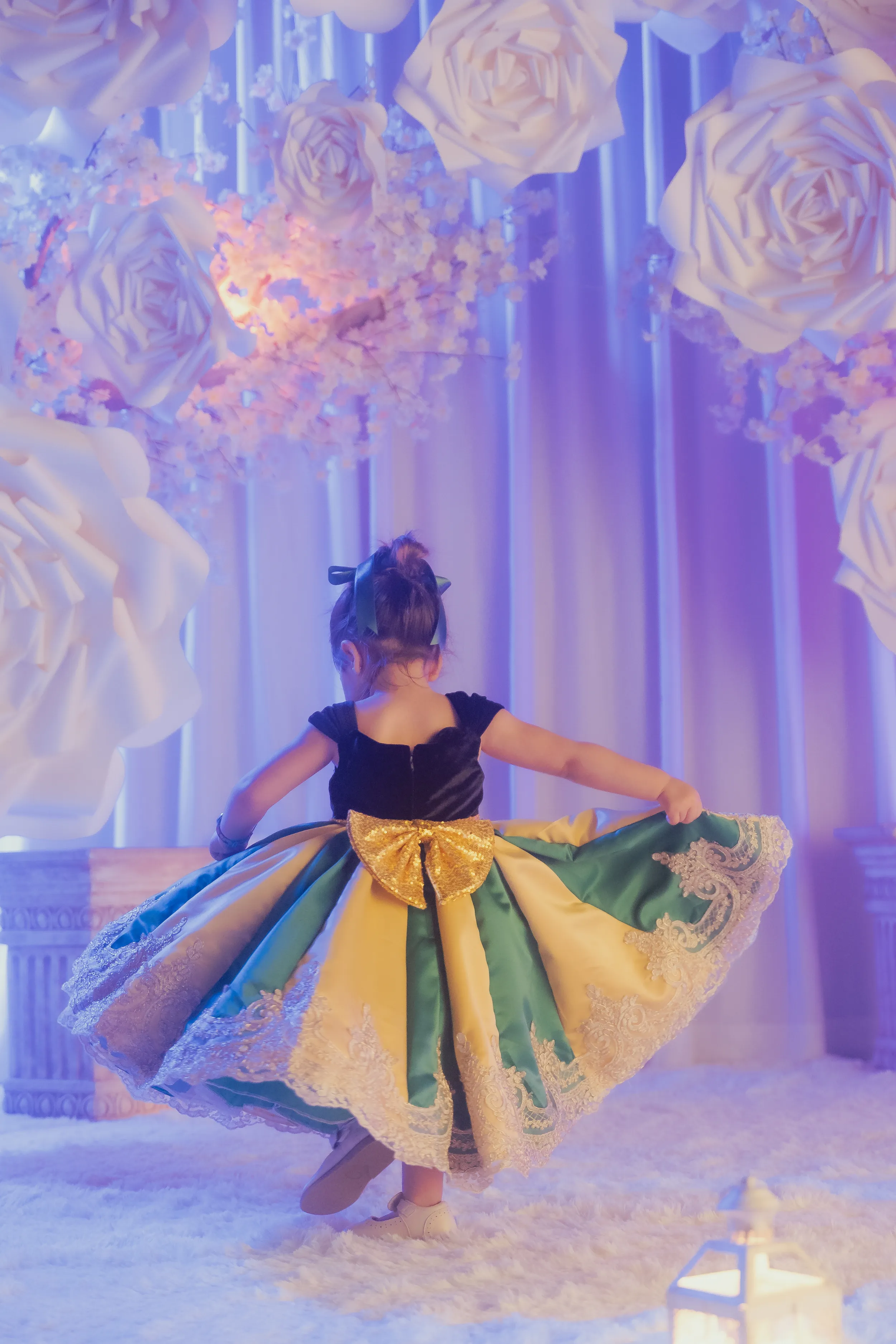 Anna Green & Gold Coronation Gown
