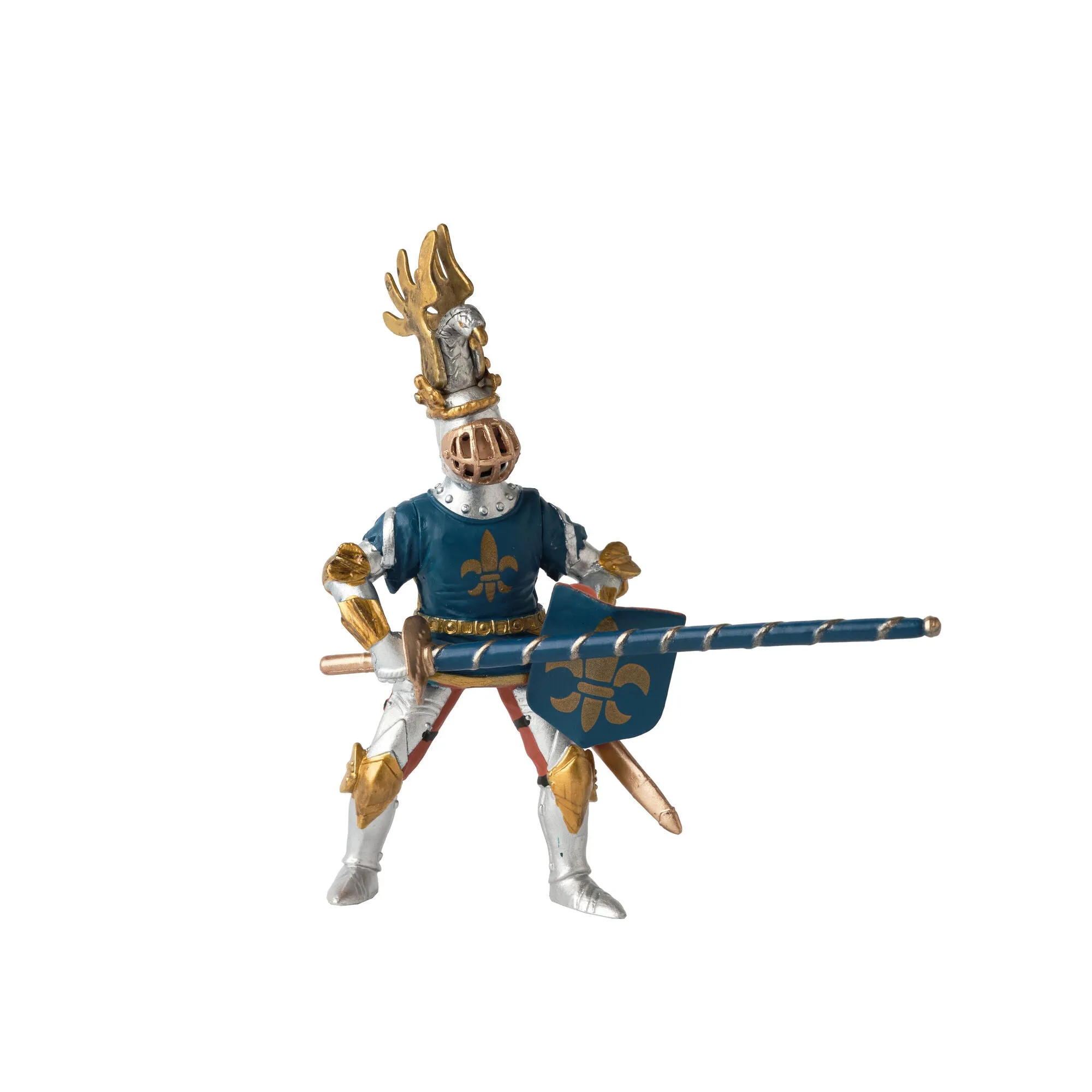 Blue Knight Fleur de Lys; The Medieval Fantasy World (papo)