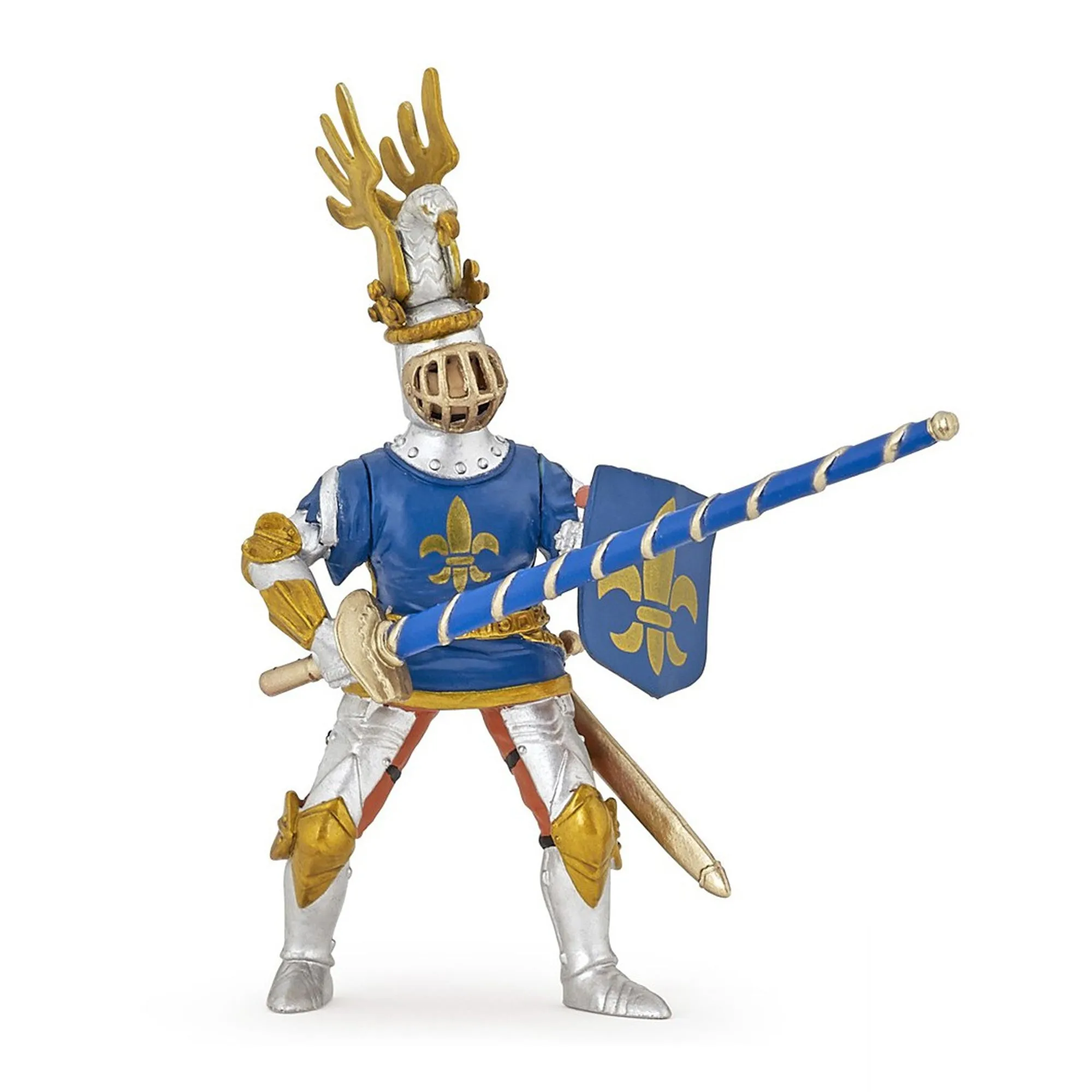 Blue Knight Fleur de Lys; The Medieval Fantasy World (papo)