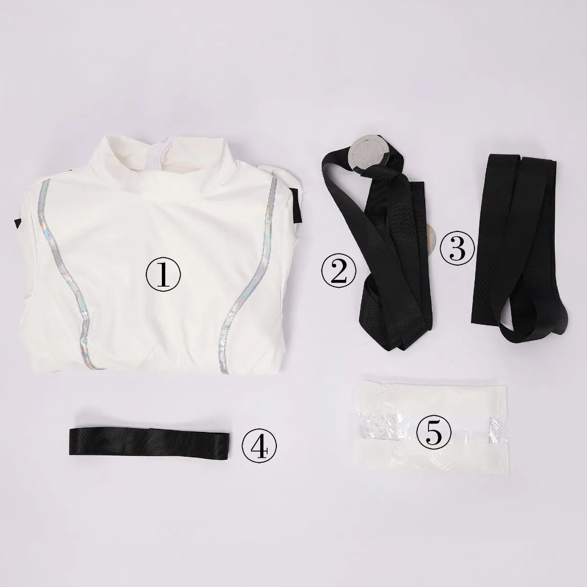 Code Geass C.C. White Restraint Cosplay Costume