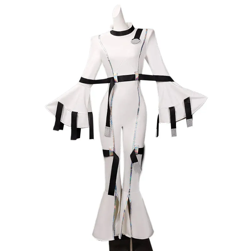 Code Geass C.C. White Restraint Cosplay Costume