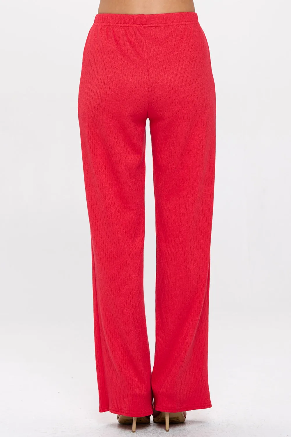 Cotton Acetate Flared Pants-5042CA-ARD1