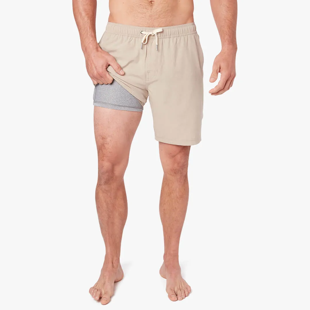 Fair Harbor The One Short 8inch Khaki
