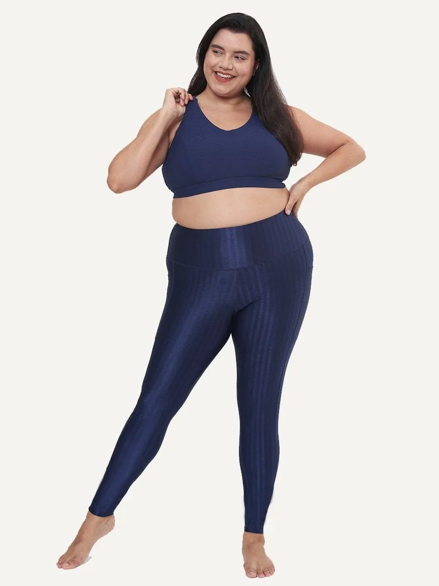 Hi-Rise Square Pocket Leggings - Midnight Zap Pattern