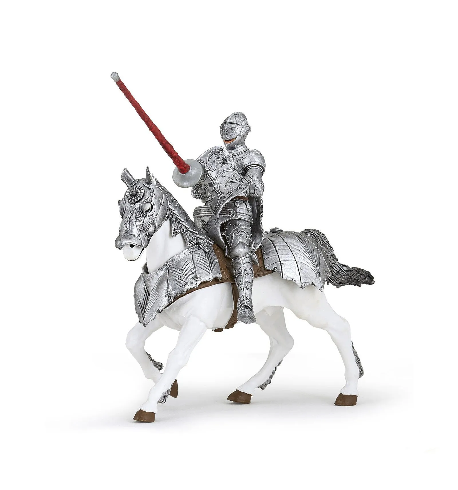 Jousting knight in Armour; The Medieval Fantasy World (Papo)