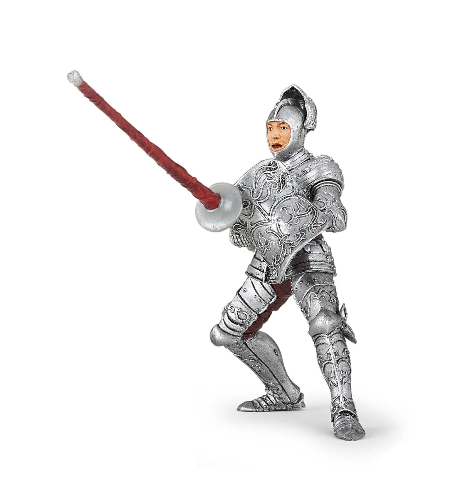 Jousting knight in Armour; The Medieval Fantasy World (Papo)