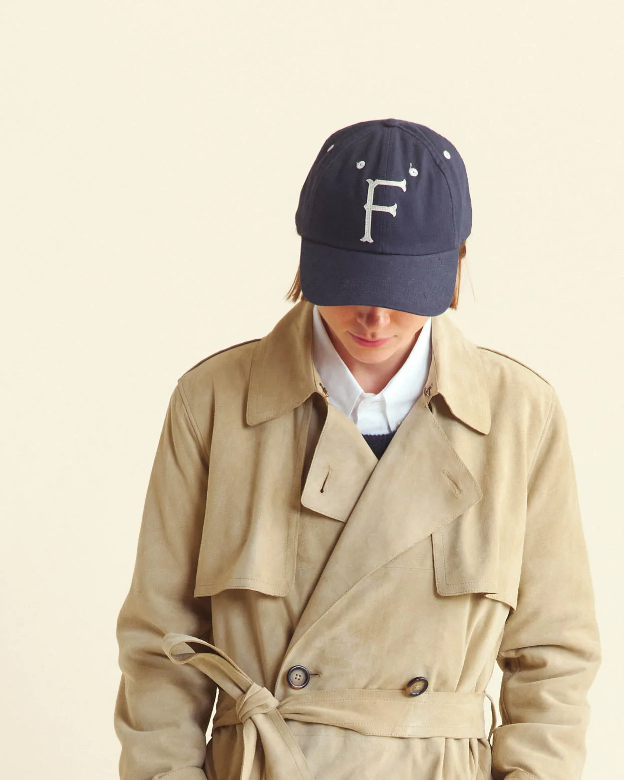 Long Suede Trench Coat