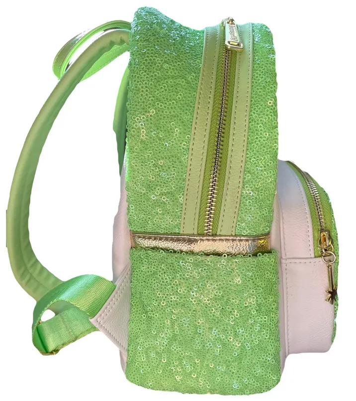 Loungefly x Disney Tinker Bell Sequin Mini Backpack ToyzNFun Exclusive