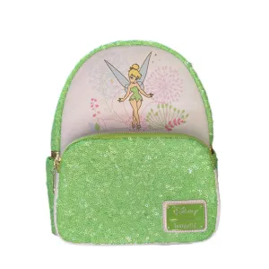Loungefly x Disney Tinker Bell Sequin Mini Backpack ToyzNFun Exclusive