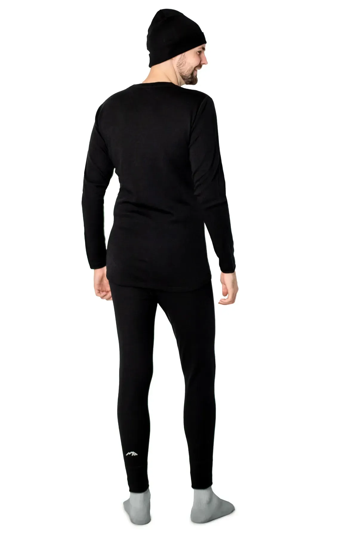 Men's Black Set   Black Beanie