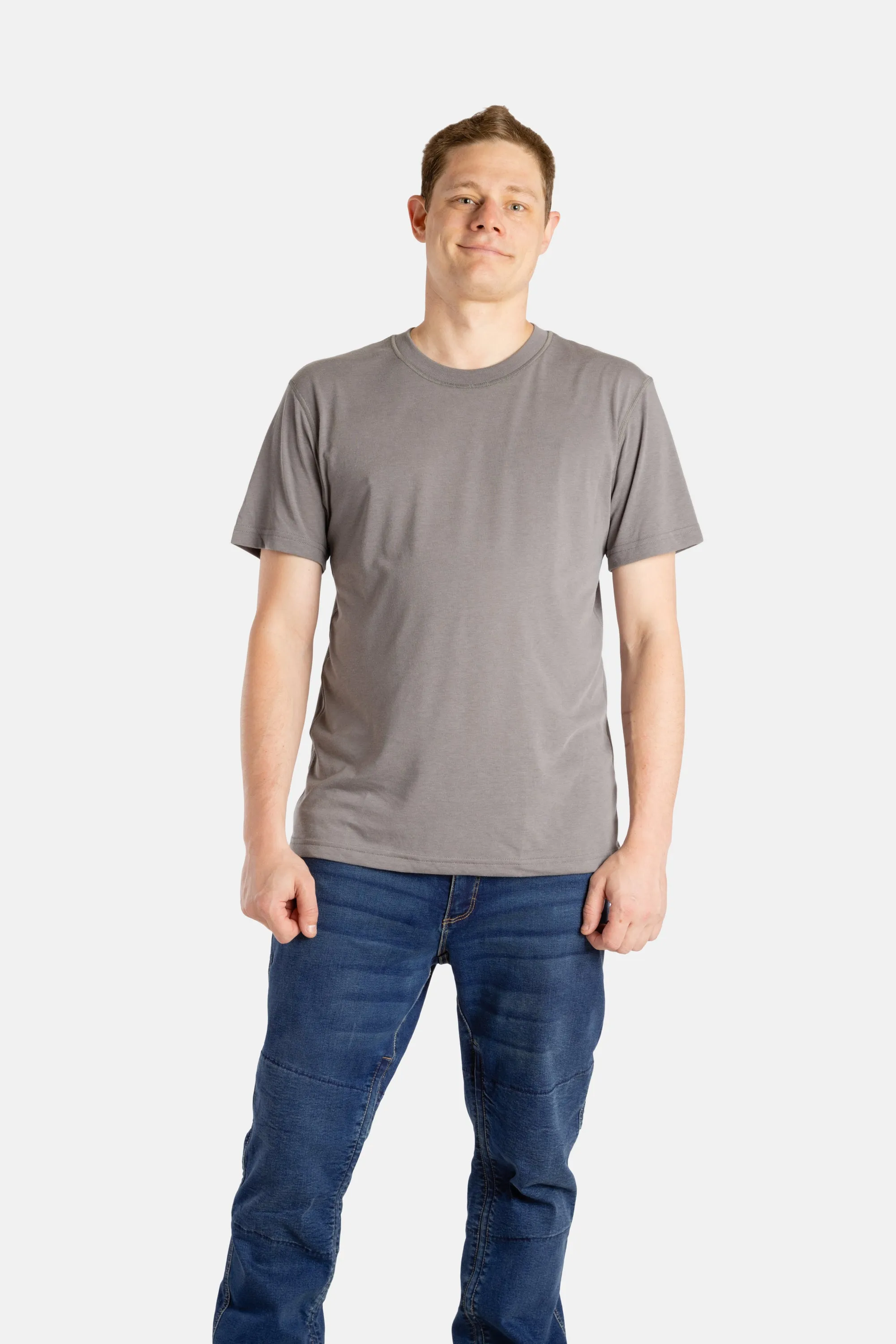 No Limbits Adaptive Men's Charcoal Sensory Tee