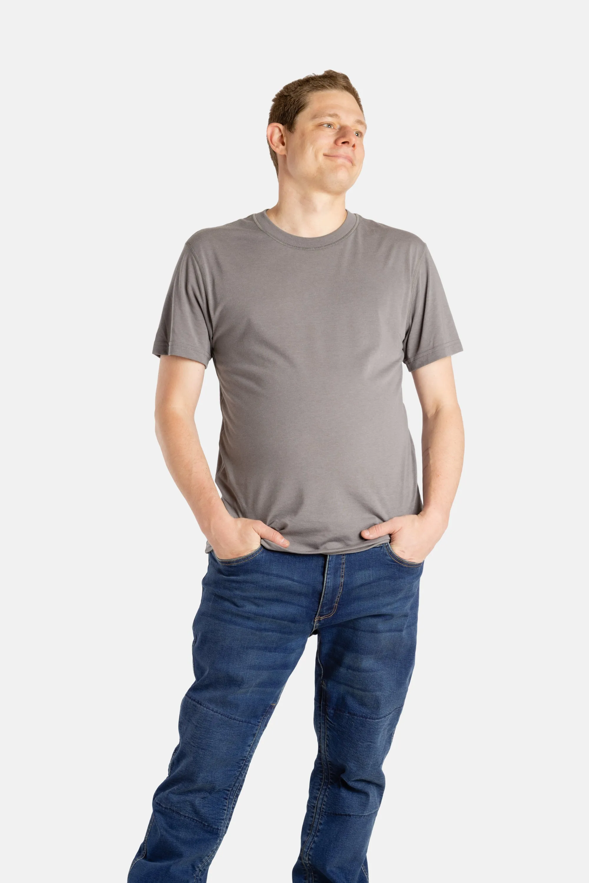 No Limbits Adaptive Men's Charcoal Sensory Tee