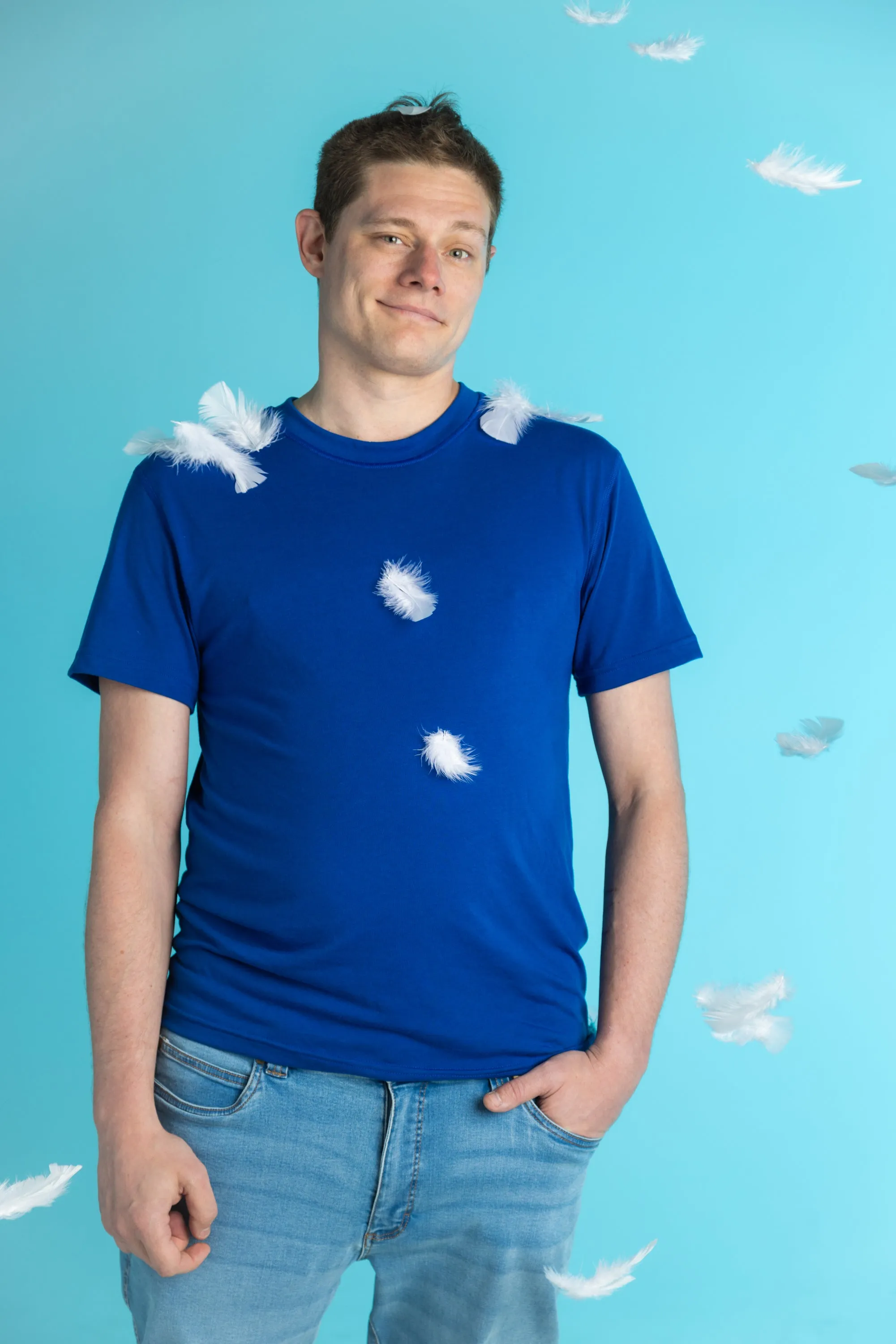 No Limbits Adaptive Men's Navy Sensory Tee