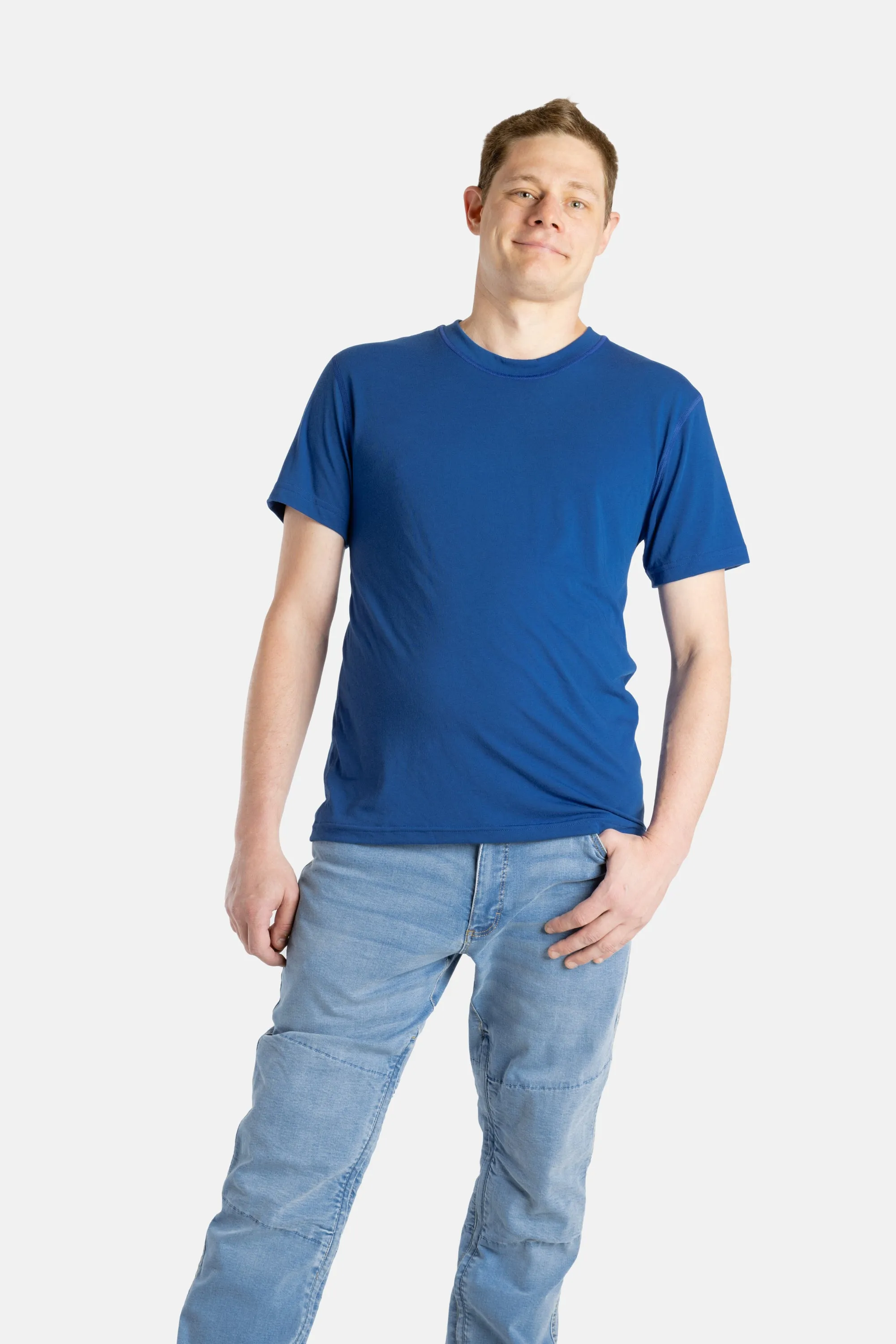 No Limbits Adaptive Men's Navy Sensory Tee