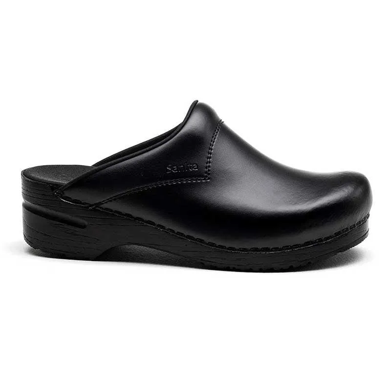 SAN-FLEX Black Work Clog - Sanita