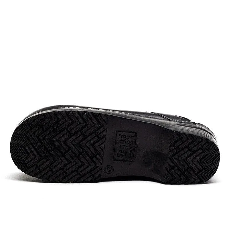 SAN-FLEX Black Work Clog - Sanita