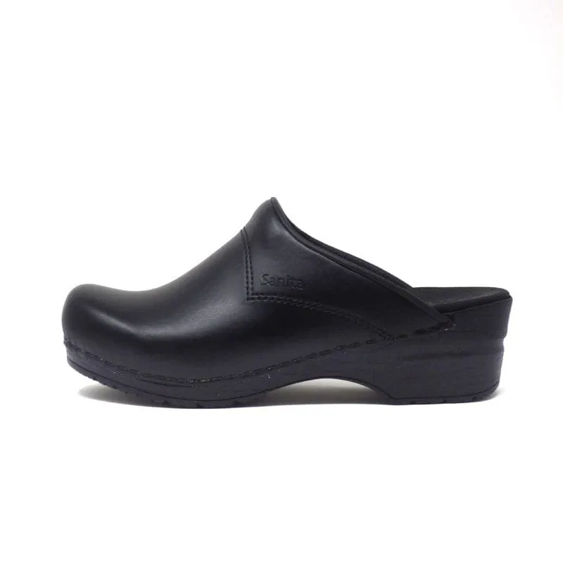 SAN-FLEX Black Work Clog - Sanita