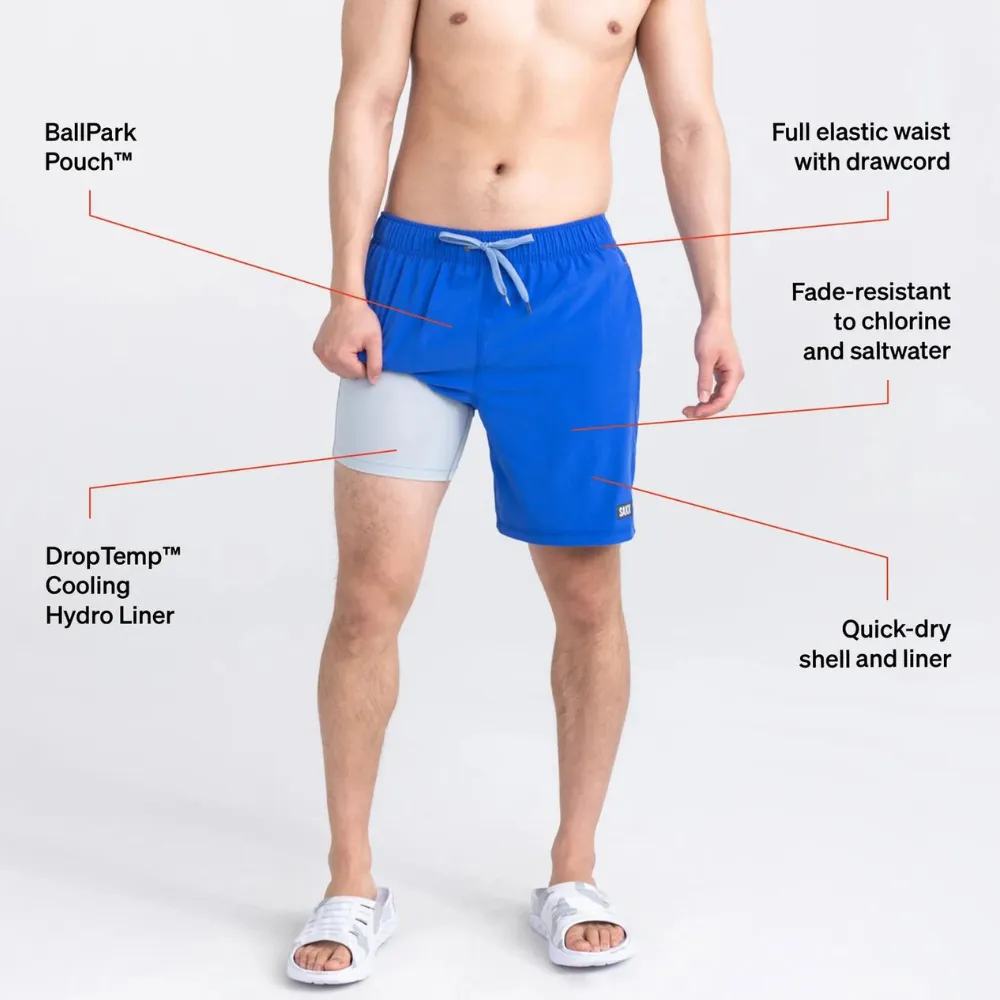 SAXX Oh Bouy 2N1  7" Swim Trunks - SXSW04L