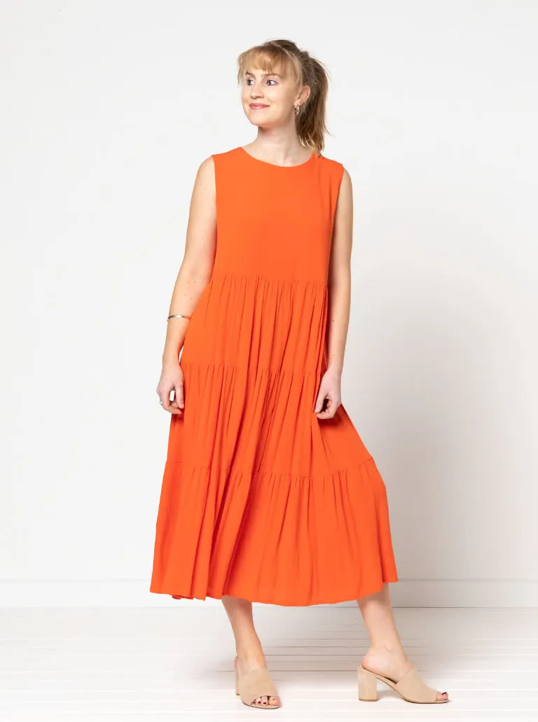 STYLE ARC • Nova Midi Dress Sewing Pattern