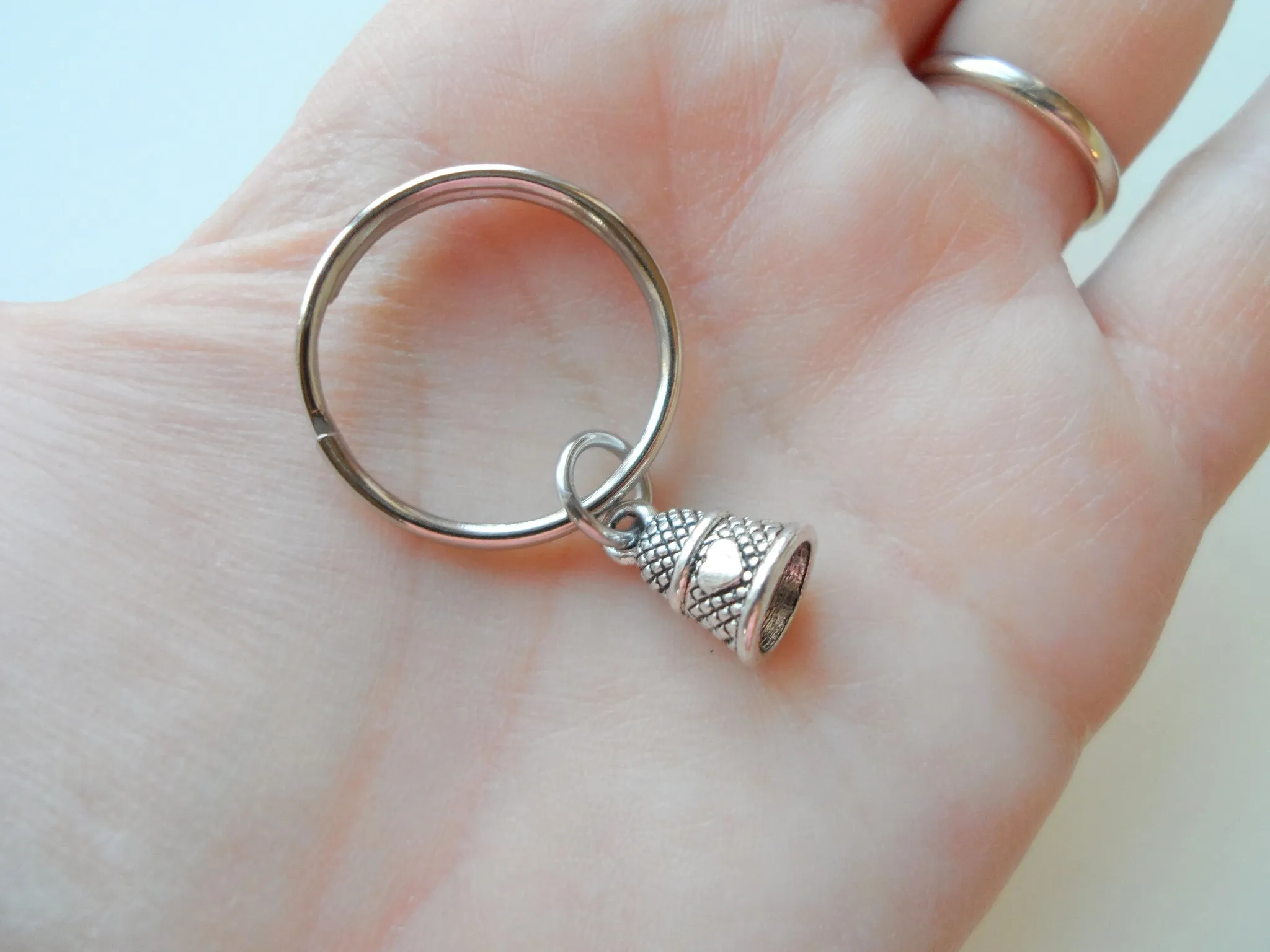 Thimble Keychain - Peter Pan's Kiss