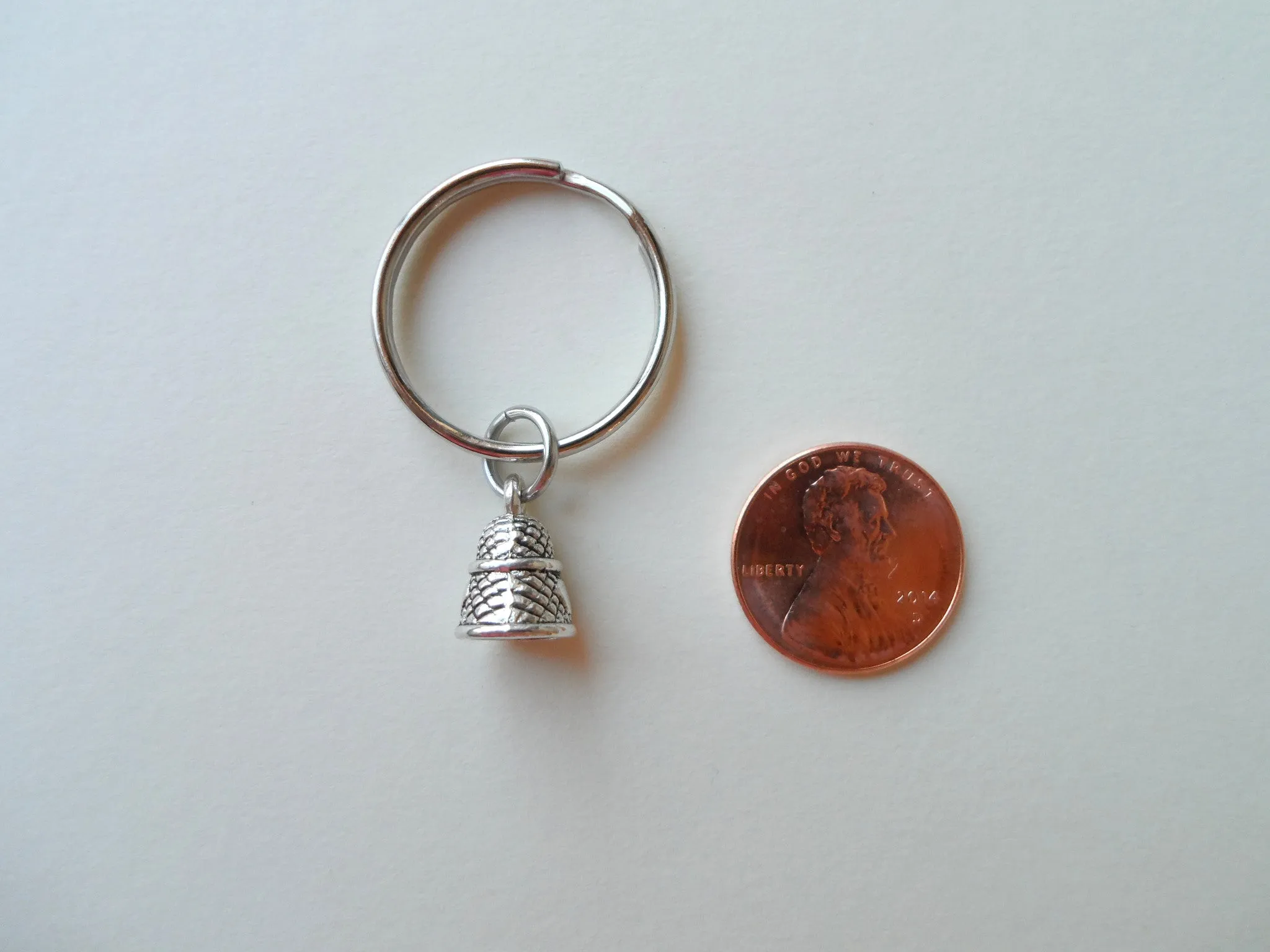 Thimble Keychain - Peter Pan's Kiss