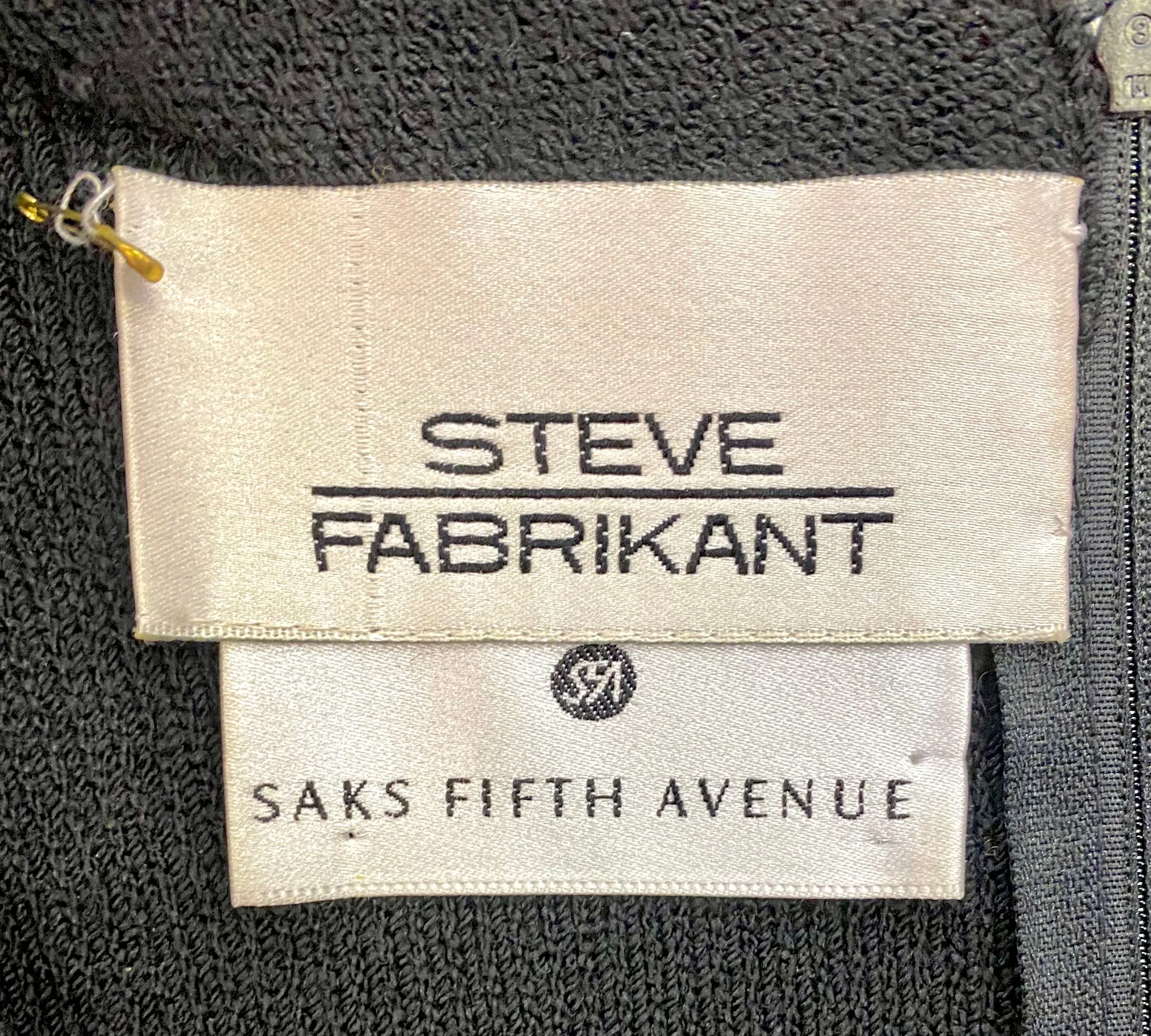 VINTAGE STEVE FABRIKANT WOOL KNIT DRESS - 10