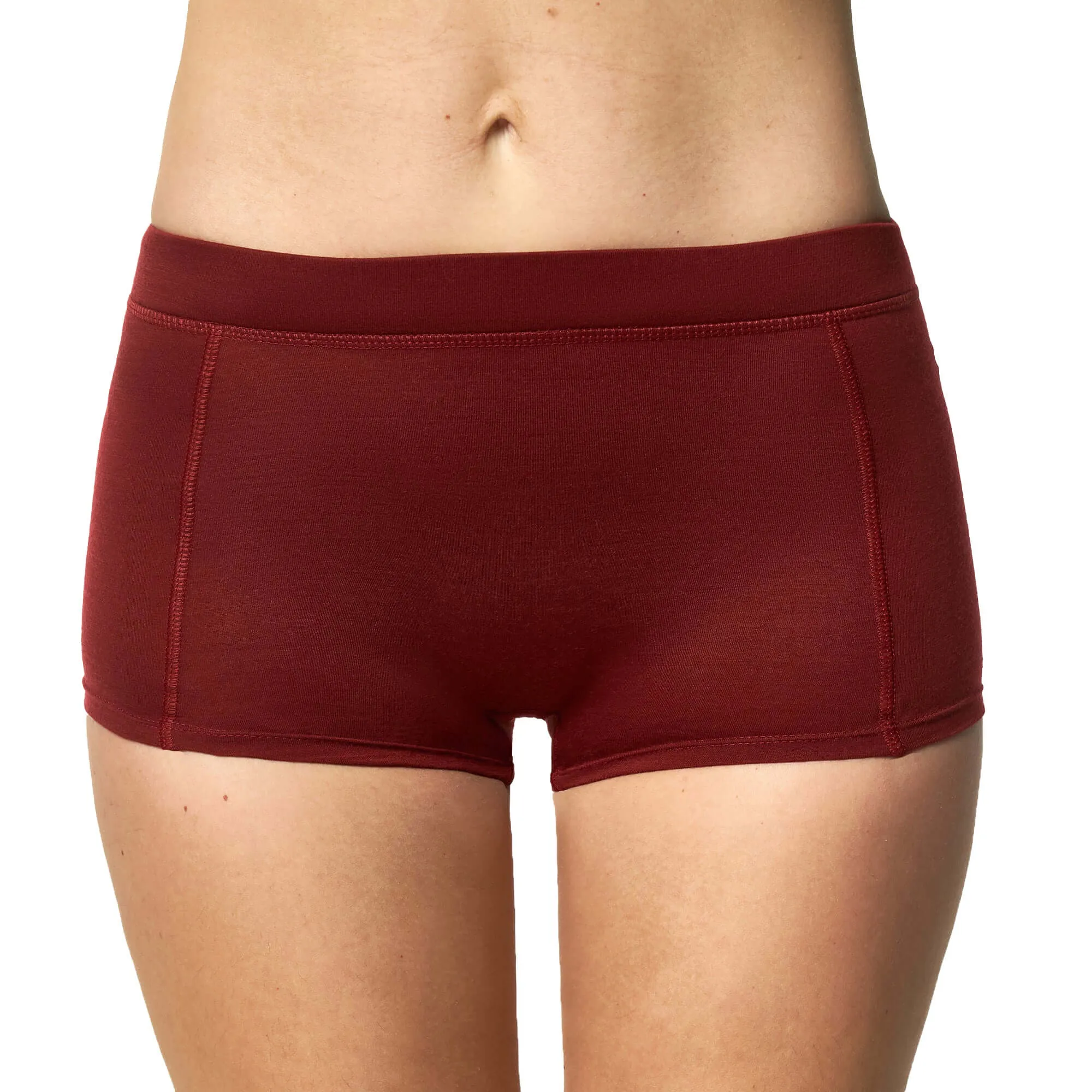 Women's Merino Boxers Currant Red (1 Pack)