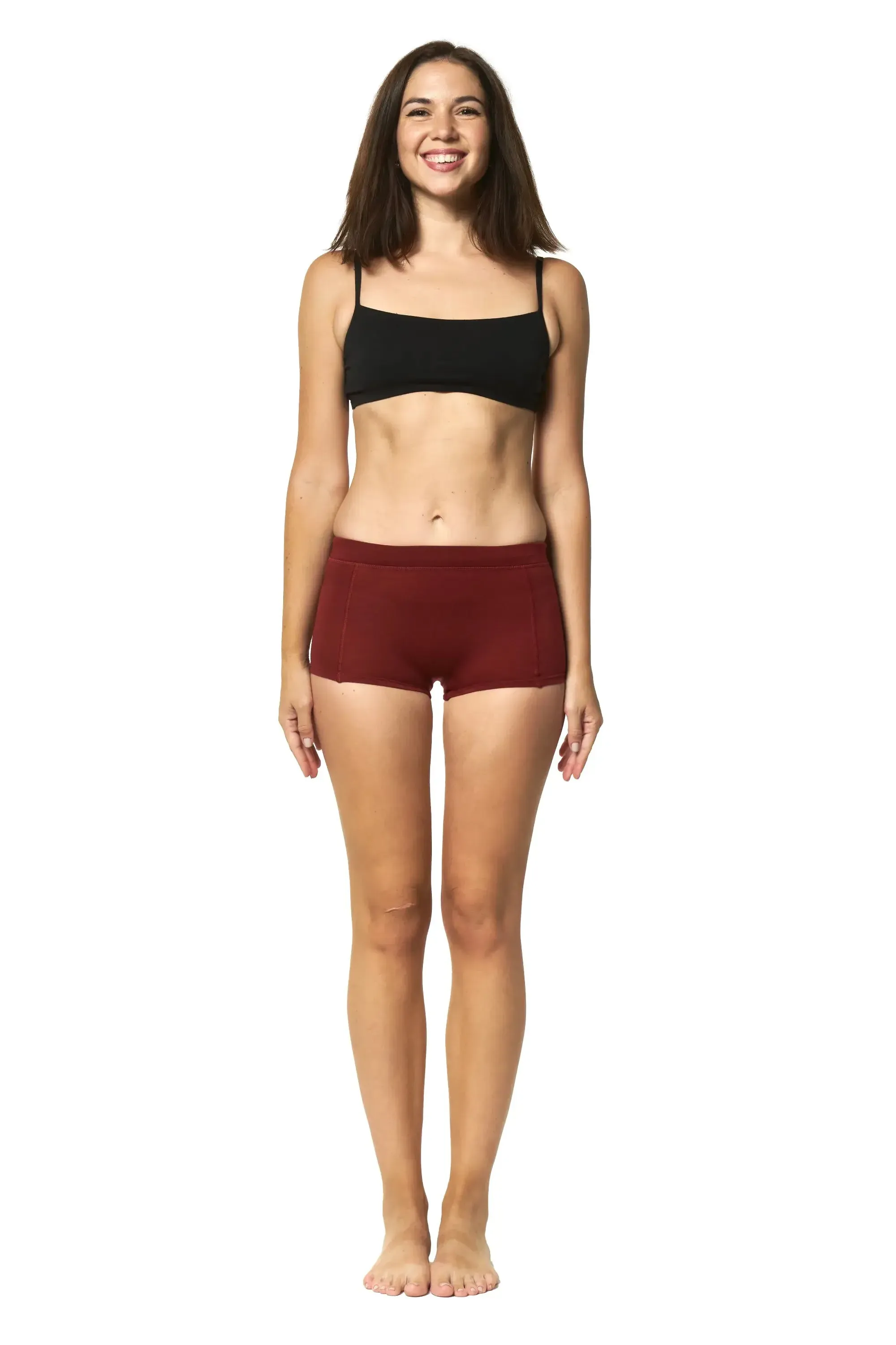 Women's Merino Boxers Currant Red (1 Pack)